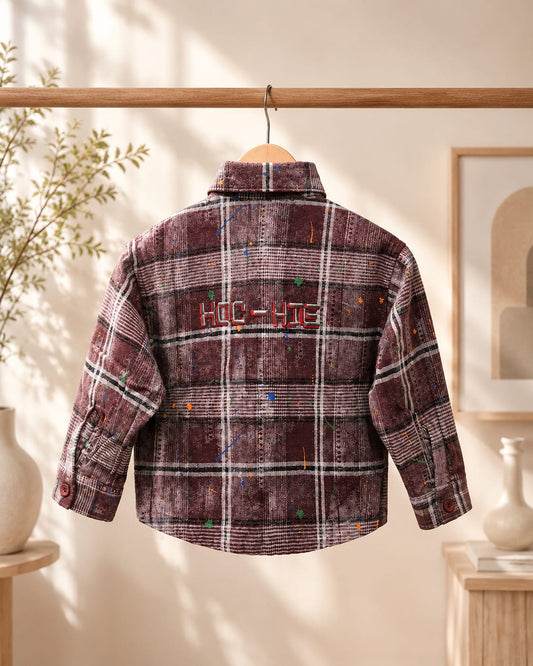 Premium Boys Checked Full Sleeve Casual Shirt | Stylish Cotton Blend Shirt | Sizes 1–10 Years