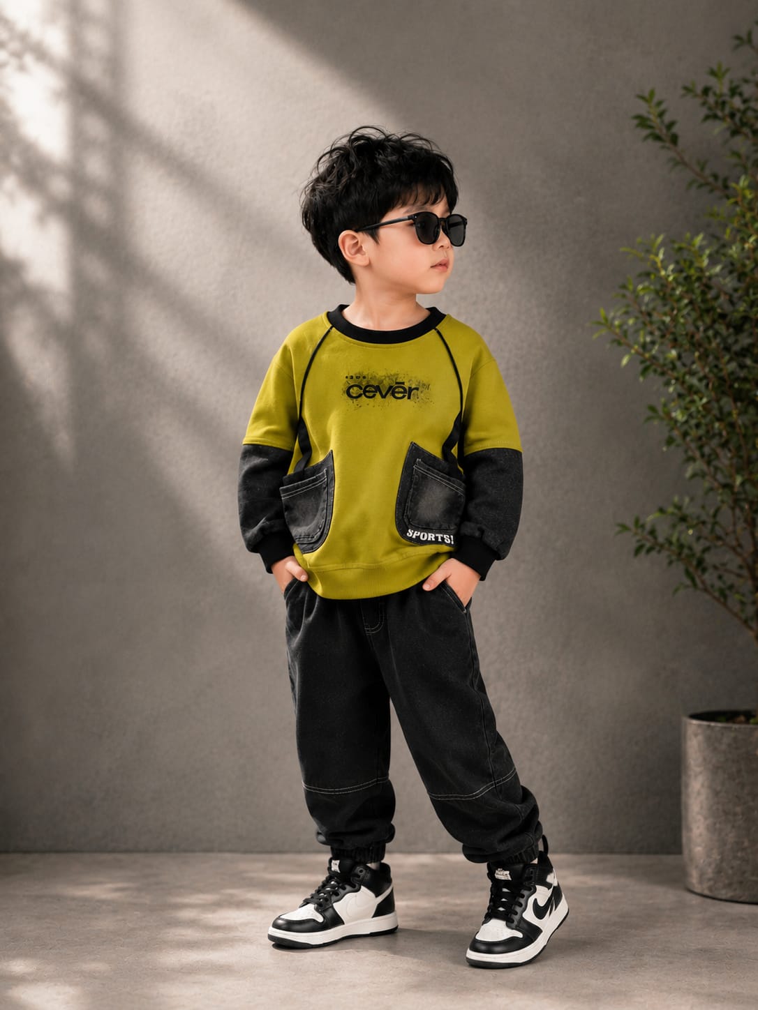 Boys Premium Utility Pocket All Season Sweatshirt | Casual Full Sleeve Top | Sizes 18–26