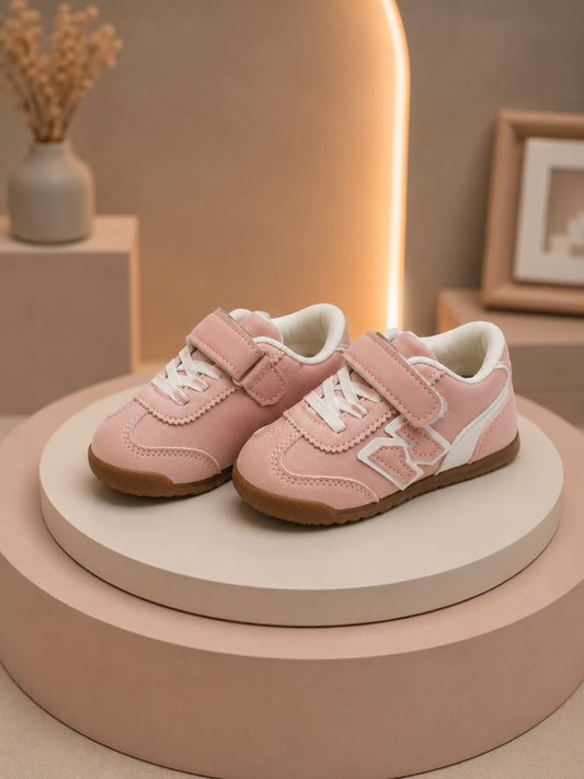 Girls' Pink Casual Sneakers | Stylish & Comfortable Shoes | EU 22–26