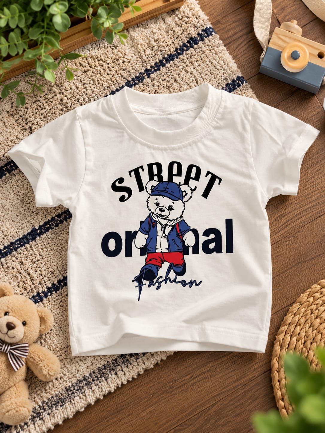 Baby Boys Denim 3-Piece Set | Denim Jacket, T-Shirt & Cargo Pants | Stylish Casual Wear | Sizes 0–12 Months