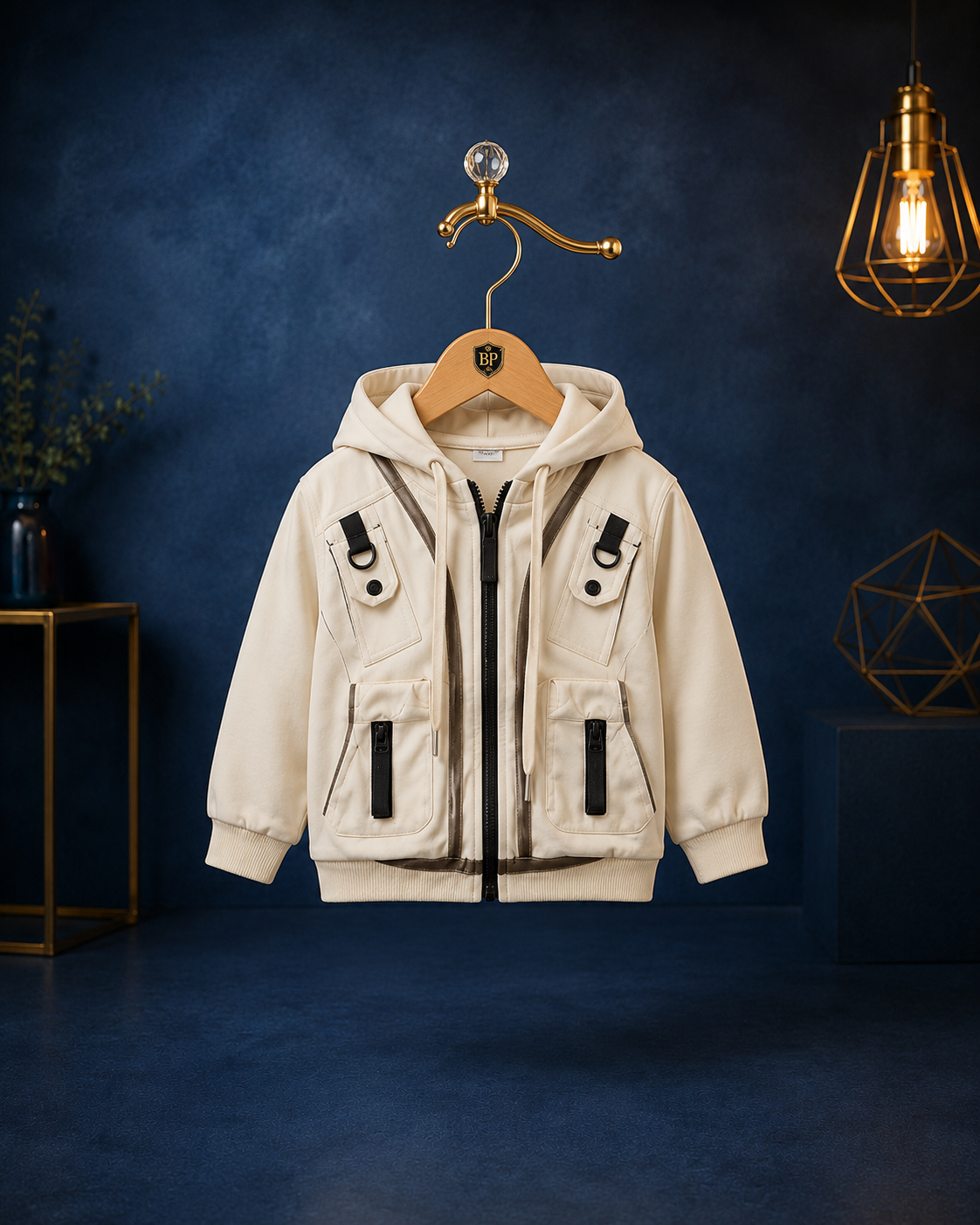 Boys Premium Hooded Zip Jacket | Korean Style Cotton Hoodie Jacket | 1-6 Years