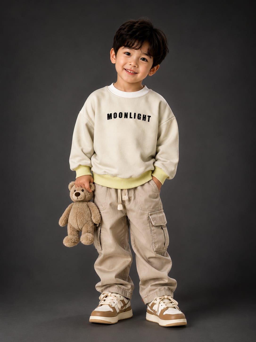 Kids Moonlight Printed Fleece Sweatshirt | Soft Winter Wear | 1–5 Years