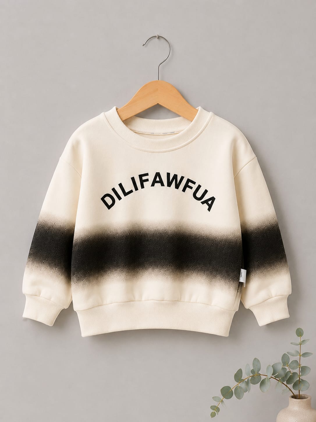 BOYS PREMIUM CREAM OMBRE SWEATSHIRT | SIZES 18–26