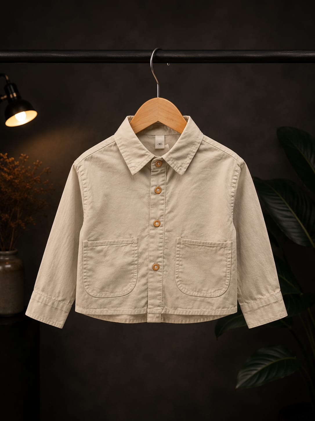 Premium Boys Solid Cotton Full Sleeve Shirt | Classic Casual & Party Wear | Sizes 1–5 Years