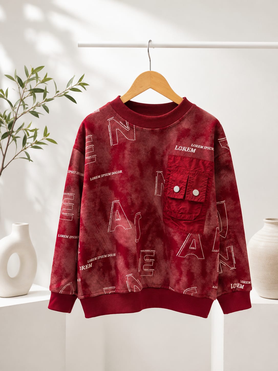 Boys Premium Printed Sweatshirt | Full Sleeve Casual Cotton Blend Sweatshirt | Ages 6–12 Years