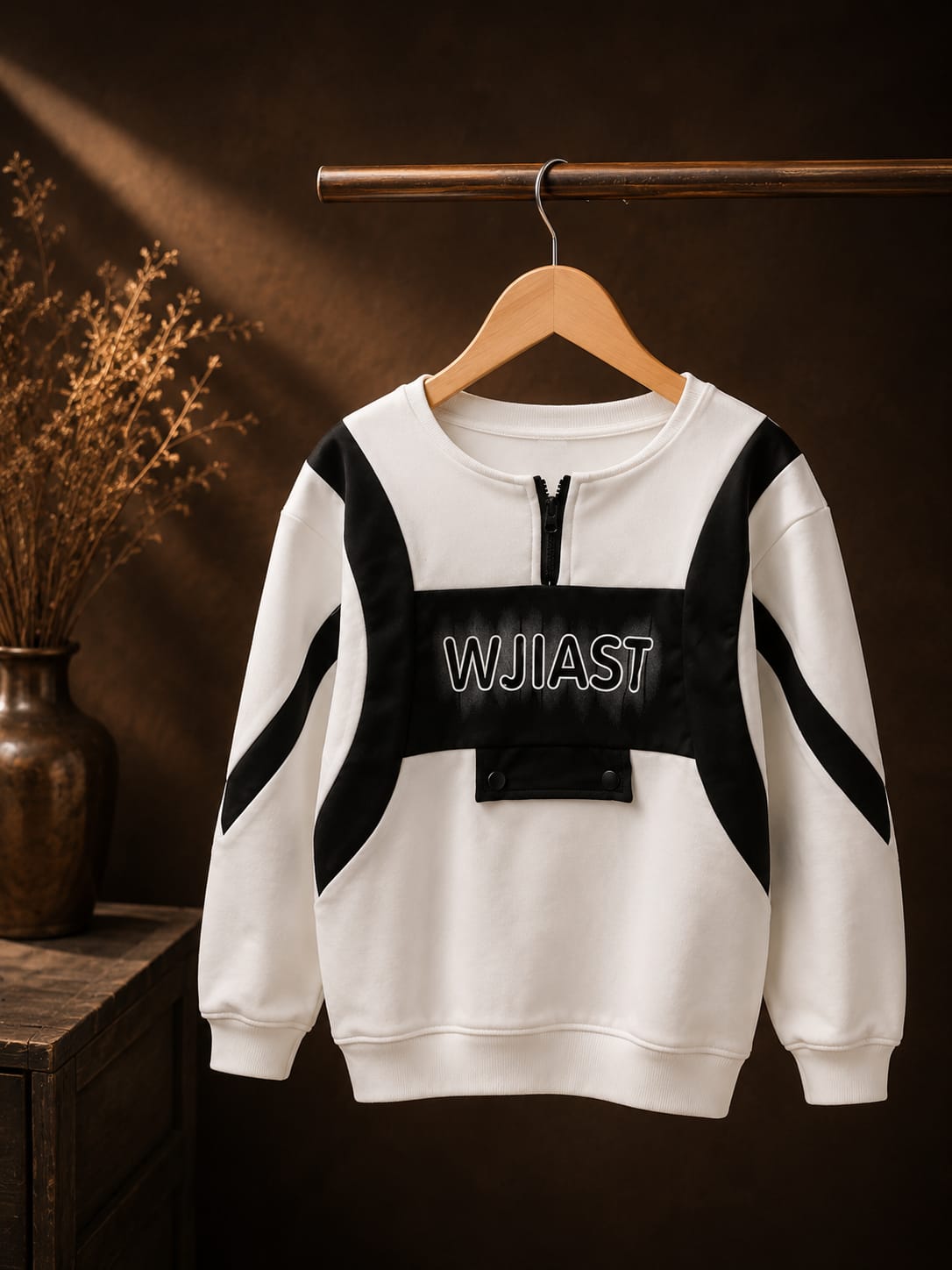 Boys Premium Cotton Fleece Sweatshirt | Half Zip Casual Sweatshirt | Full Sleeve | 6–12 Years