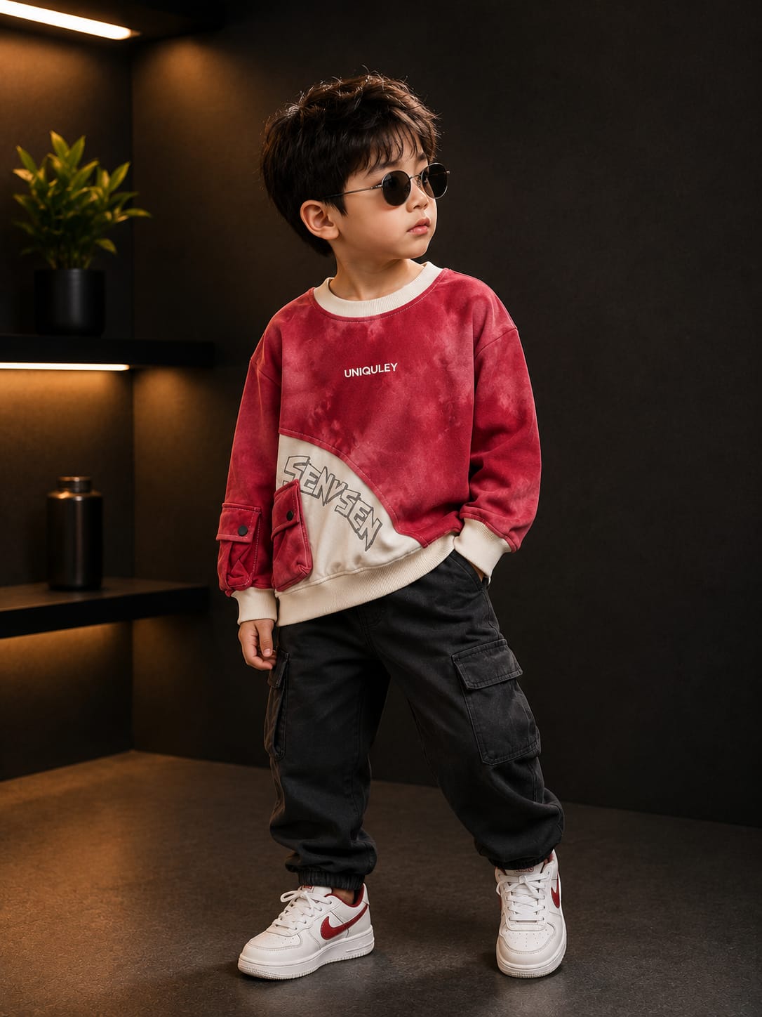 Boys Premium All-Season Stylish Cotton Fleece Sweatshirt | Trendy Casual Wear | Size 18-26