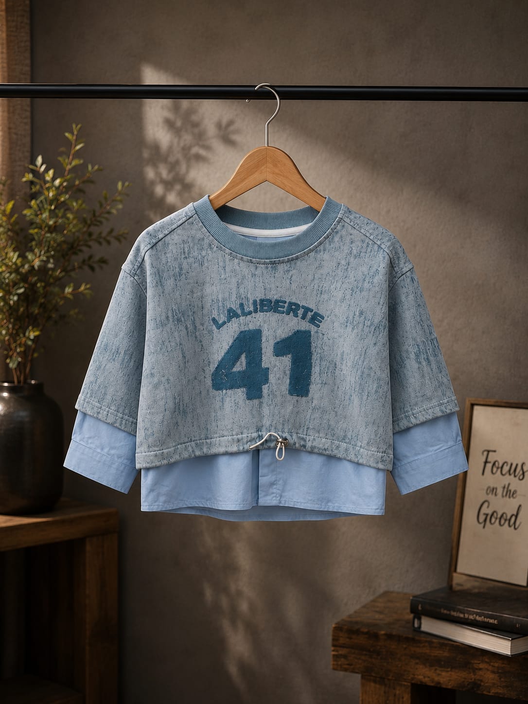 Boys Premium Layered Style Cotton T-Shirt | All Season Casual Wear | Size 18-26