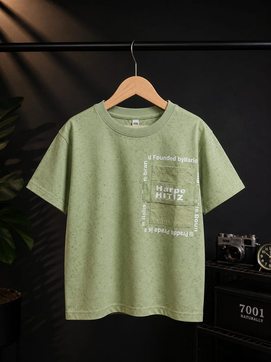 Boys Premium Printed Half Sleeve Cotton T-Shirt | Casual Round Neck Summer Tee | 6-12 Years