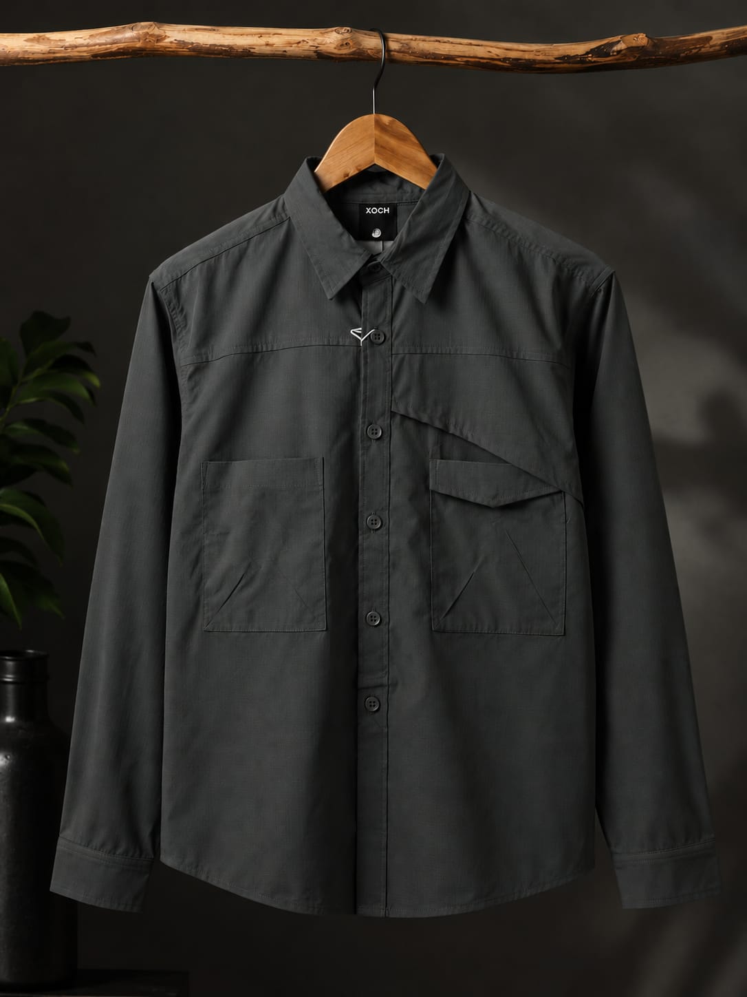 Premium Boys Solid Full Sleeve Casual Shirt | Stylish Cotton Blend Shirt with Utility Pockets | Sizes 2–10 Years