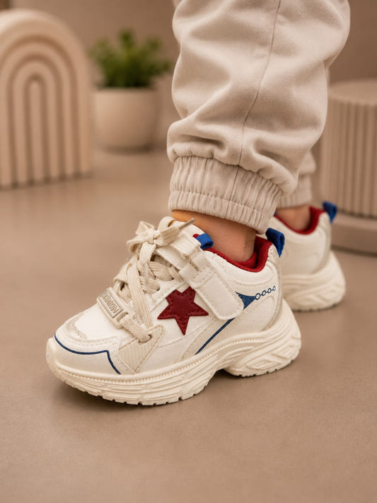 Kids Star Casual Sneakers | Lightweight Sports Shoes for Boys & Girls (EU 26–30)