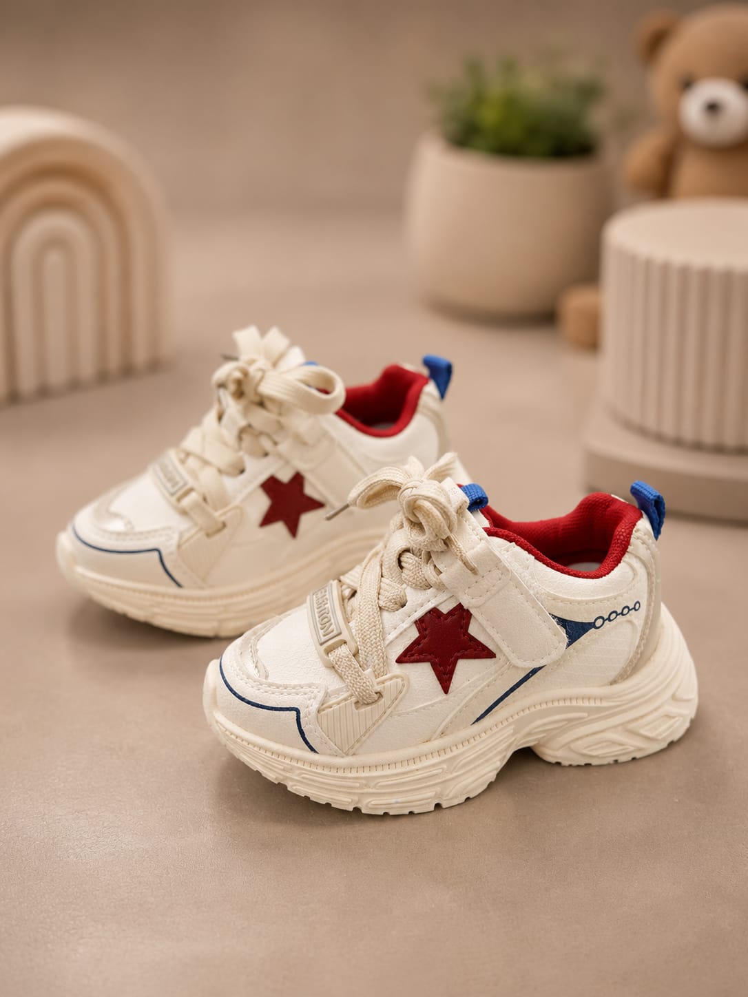 Kids Star Casual Sneakers | Lightweight Sports Shoes for Boys & Girls (EU 26–30)