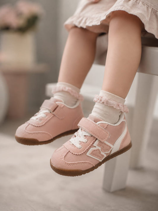 Girls' Pink Casual Sneakers | Stylish & Comfortable Shoes | EU 22–26