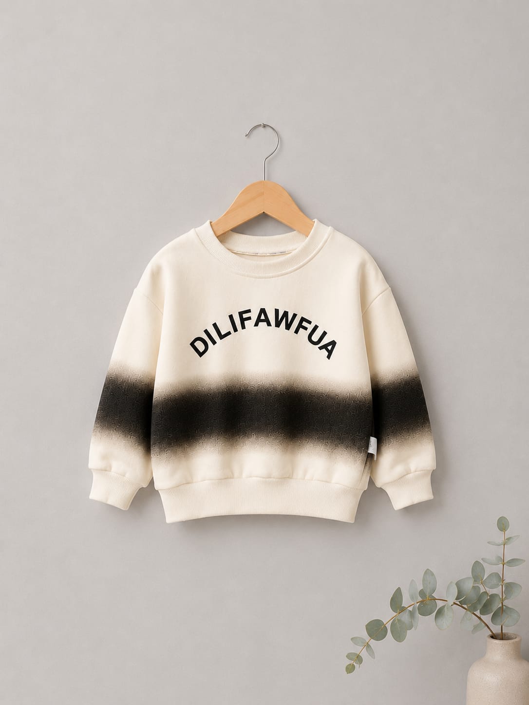 BOYS PREMIUM CREAM OMBRE SWEATSHIRT | SIZES 18–26