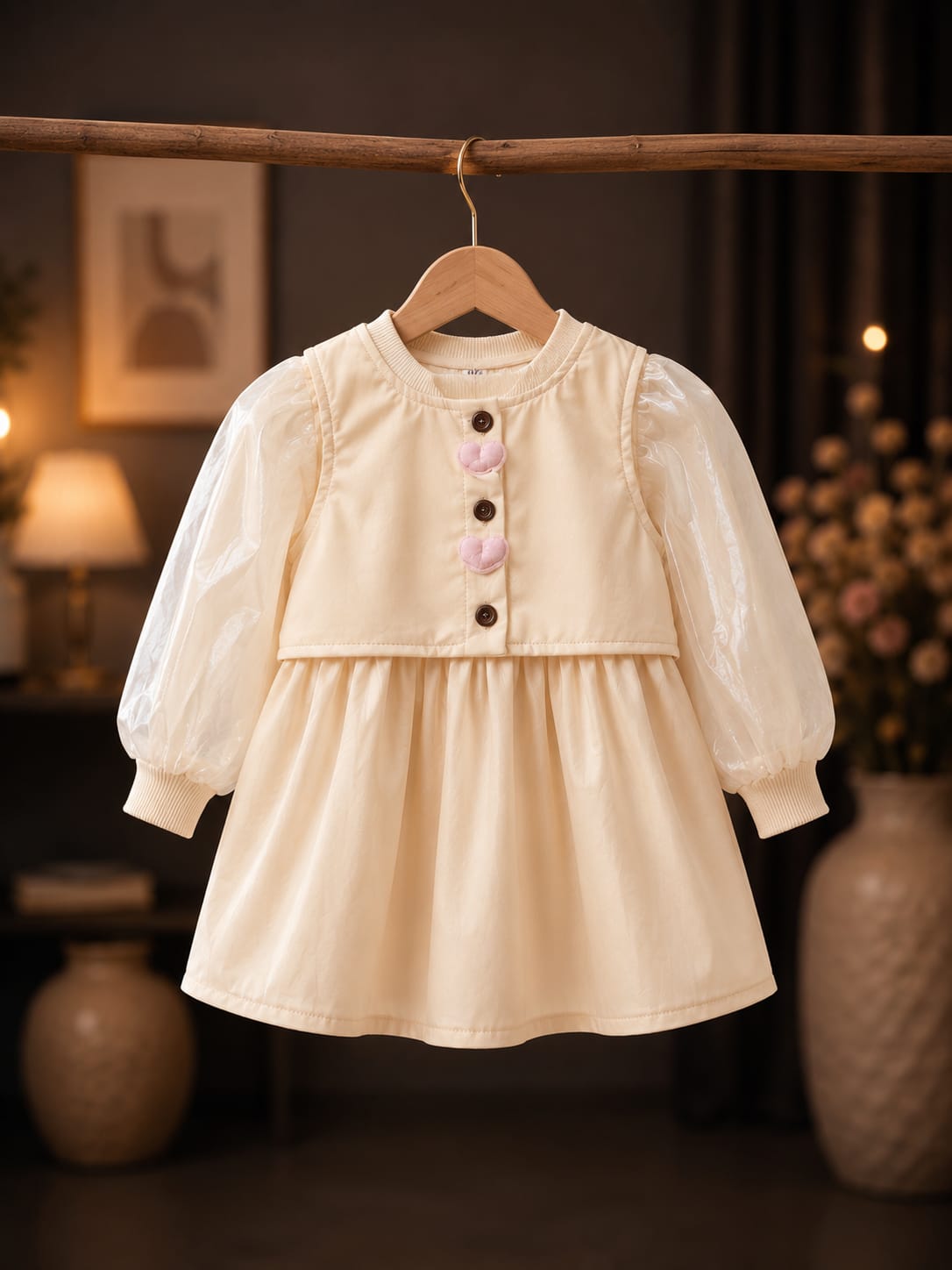 Girls Premium Princess Frock | Elegant Full Sleeve Party Wear Frock | Size 18–26