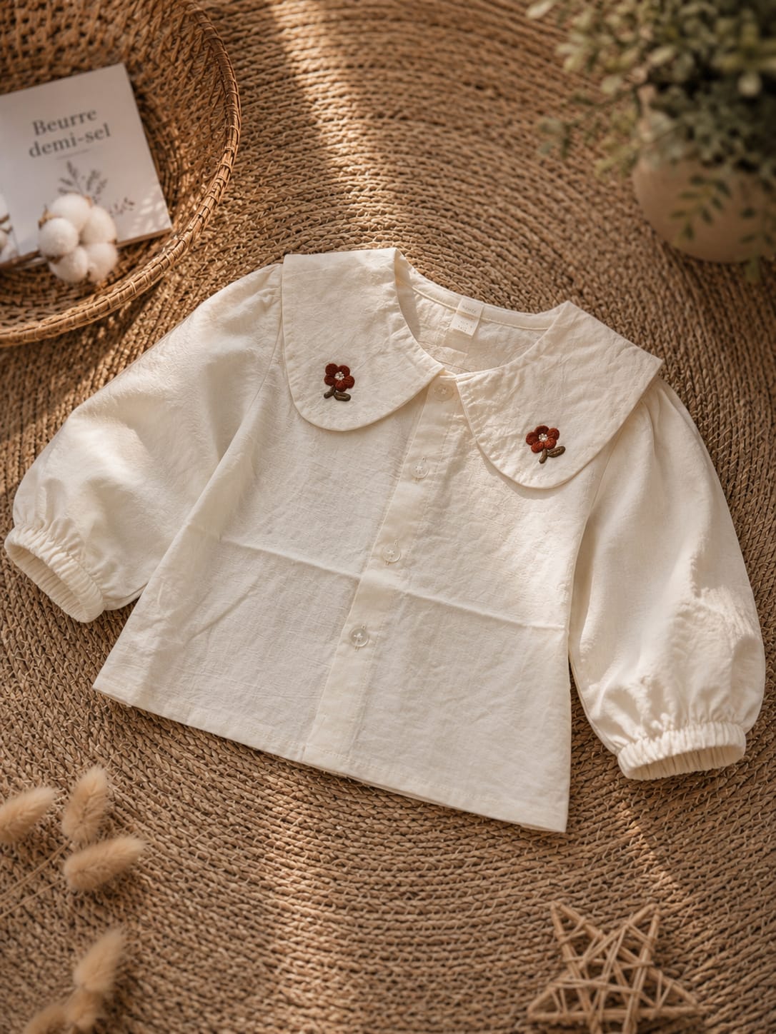 Baby Girls Premium 3-Piece Cotton Co-Ord Set | Embroidered Vest, Full Sleeve Top & Lace Pants | Casual Outfit | Sizes 18–26