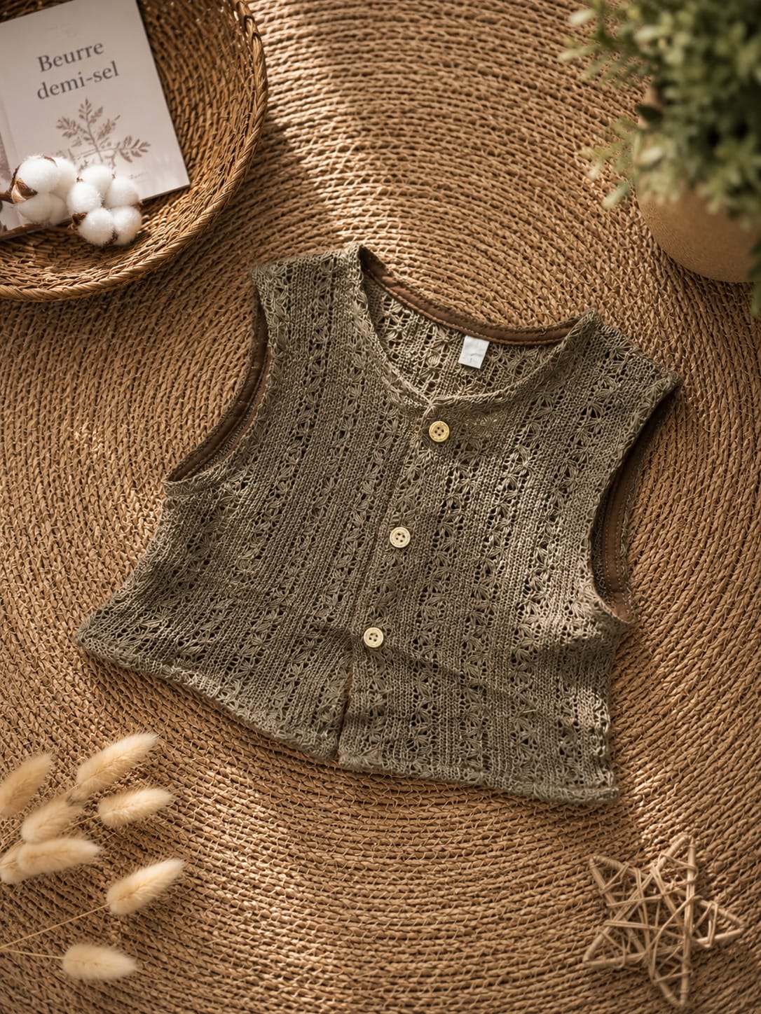 Baby Girls Premium 3-Piece Cotton Co-Ord Set | Embroidered Vest, Full Sleeve Top & Lace Pants | Casual Outfit | Sizes 18–26