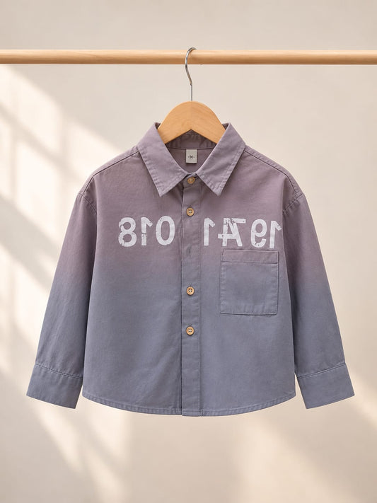Premium Boys Printed Full Sleeve Cotton Shirt | Casual & Party Wear | Sizes 2–7 Years