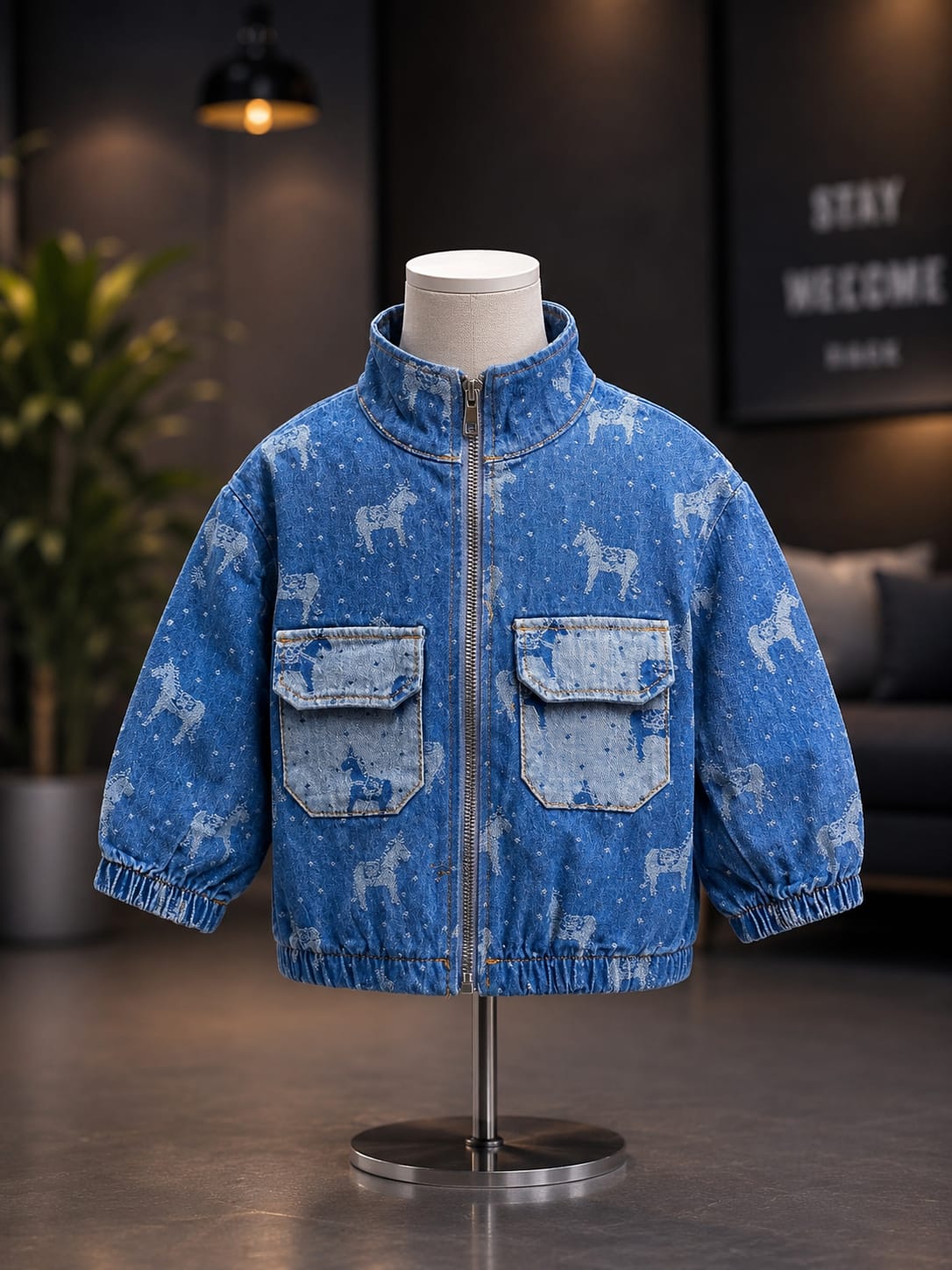 Boys 3-Piece Denim Jacket & Printed Jeans Set | T-Shirt, Denim Jacket & Pants | Sizes 18-26