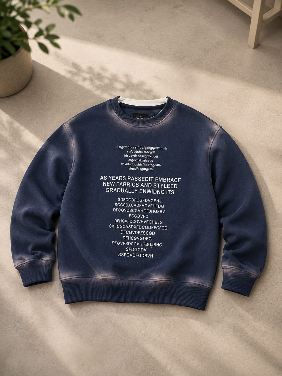 Boys Premium Navy Blue Printed Sweatshirt | Stylish Casual Kidswear | 6–12 Years