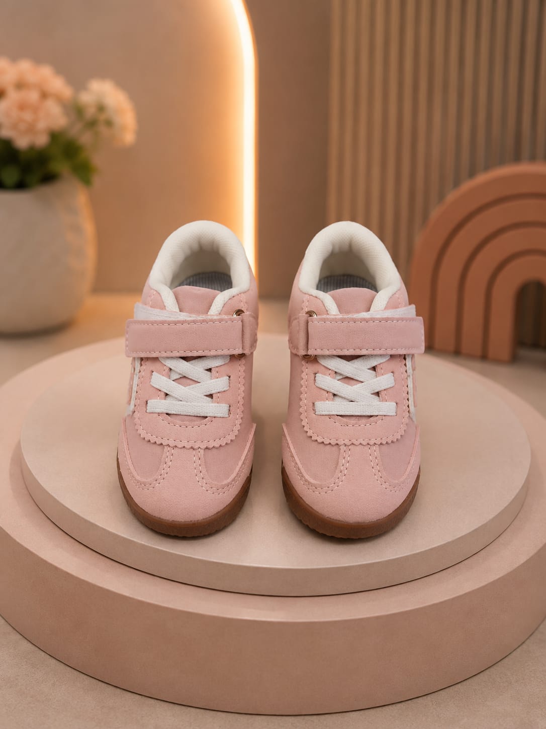 Girls' Pink Casual Sneakers | Stylish & Comfortable Shoes | EU 22–26