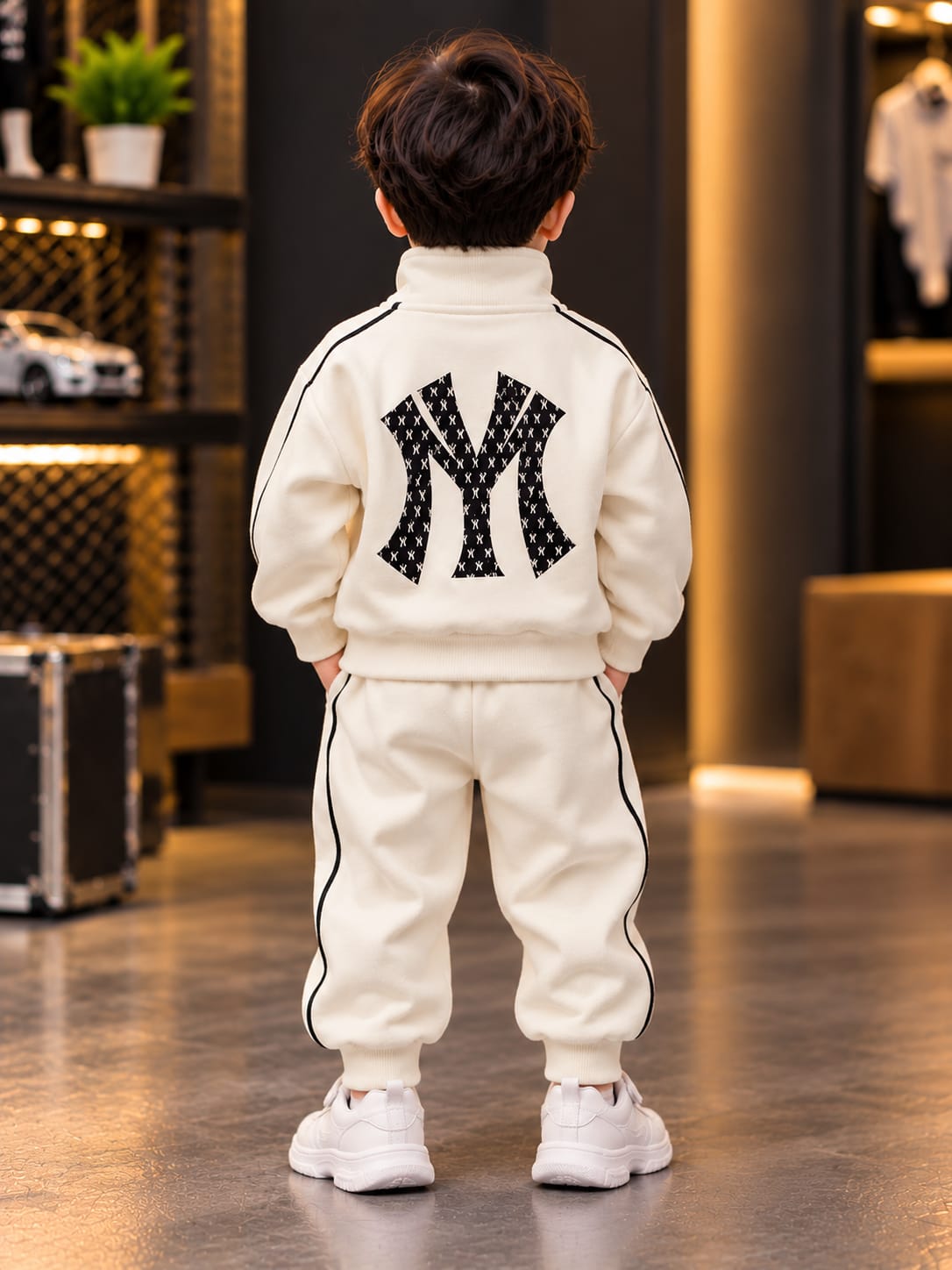 Kids Premium Varsity Tracksuit Set | Stylish Jacket & Joggers | Casual Sporty Wear | Sizes 18–26