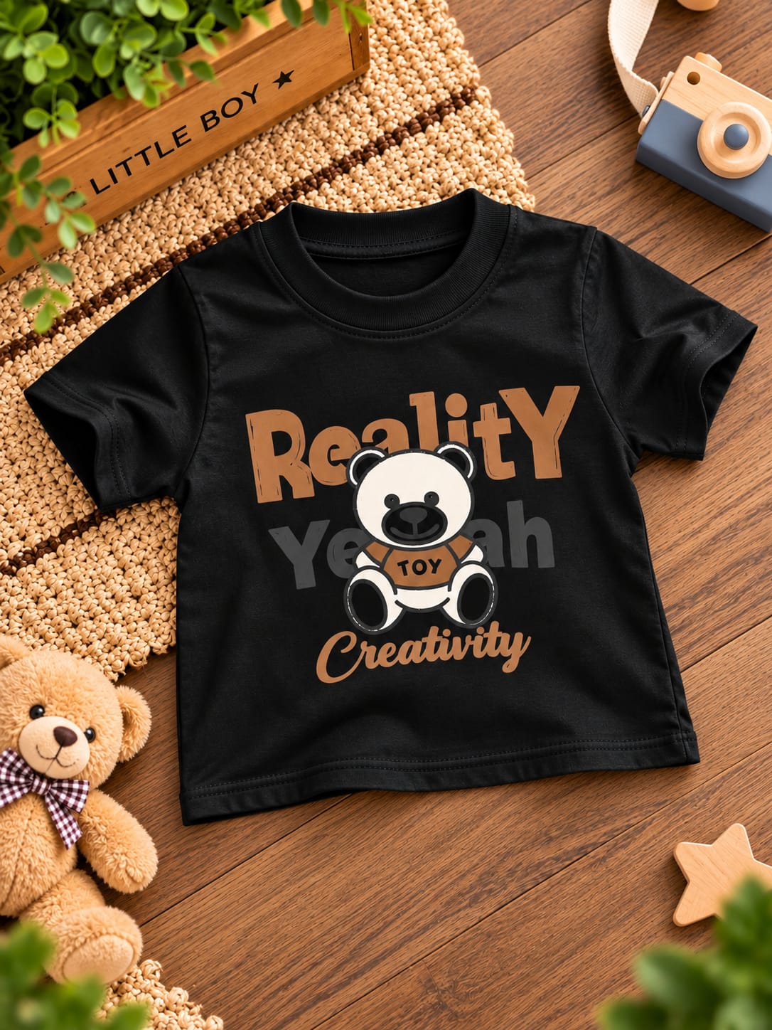 Baby Boys Stylish 3-Piece Set | Varsity Jacket, T-Shirt & Cargo Pants | Trendy Casual Wear | Sizes 0–12 Months